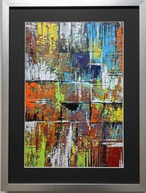 Controlled Chaos – handmade painting by Sonia Masterstrokes