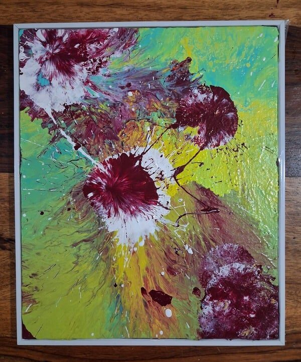 Blossom Explosion 003 – handmade painting by Sonia Masterstrokes