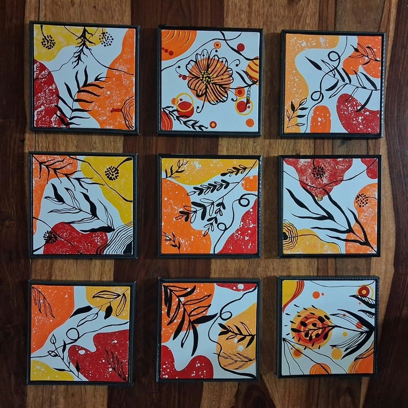 Botanica 2 – handmade painting by Sonia Masterstrokes