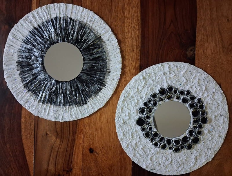 Orbit of Reflections – handmade painting by Sonia Masterstrokes