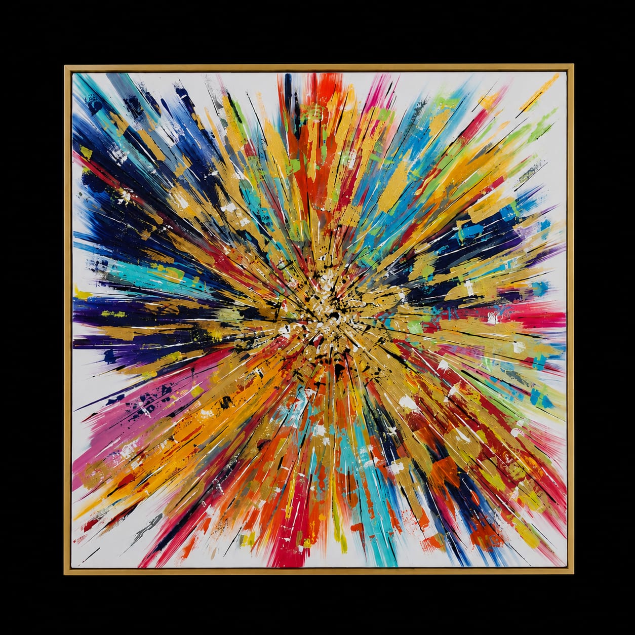 Infinite Spark - handcrafted painting by Sonia Masterstrokes