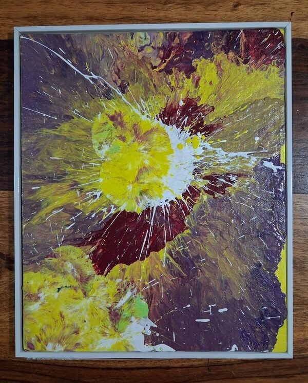 Blossom Explosion 004 – handmade painting by Sonia Masterstrokes