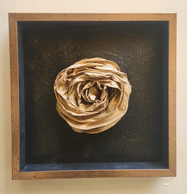 Crown of Gold – handmade painting by Sonia Masterstrokes