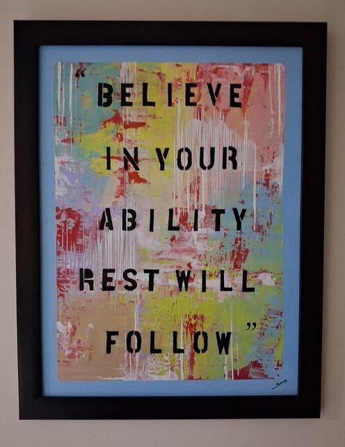 Customized Artwork – handmade painting by Sonia Masterstrokes