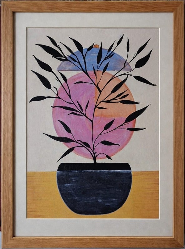 Inner Garden – handmade painting by Sonia Masterstrokes