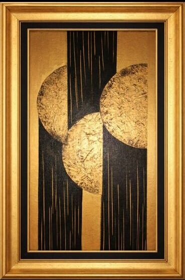 Lunar Trinity – handmade painting by Sonia Masterstrokes
