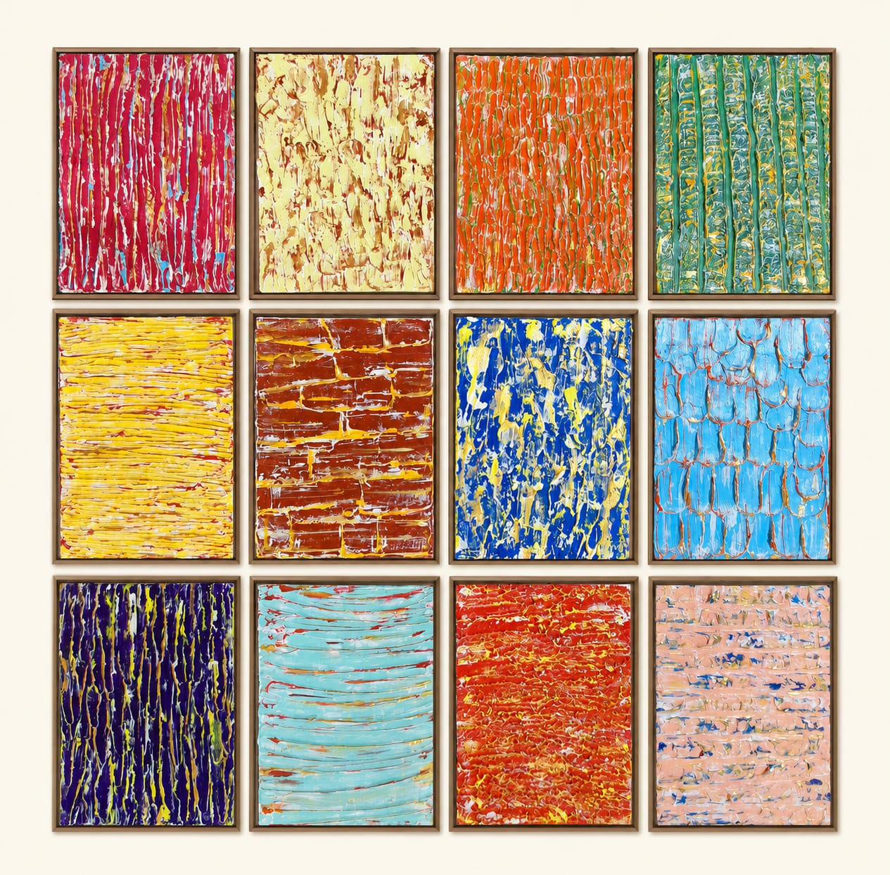 Texture of Joy 1 – handmade painting by Sonia Masterstrokes