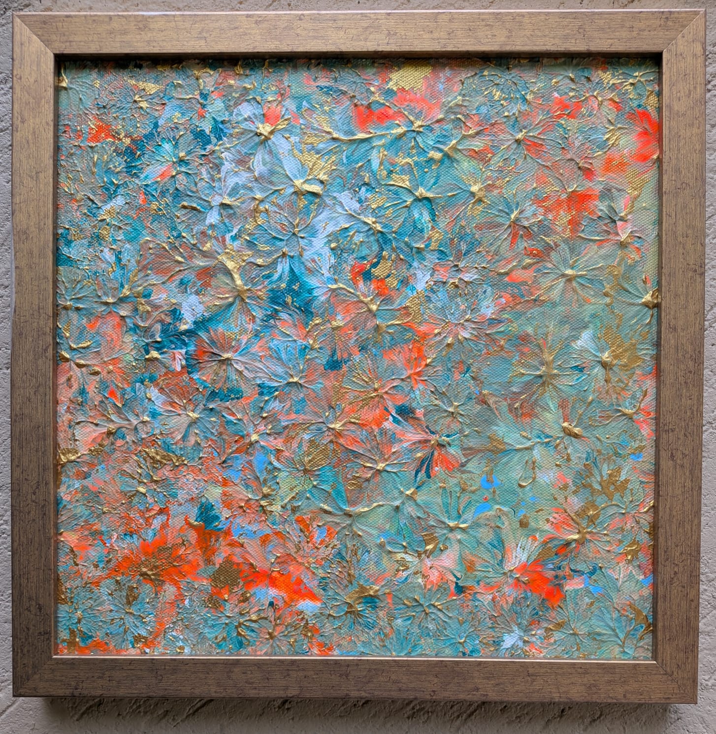 Floral Symphony 02 – handmade painting by Sonia Masterstrokes