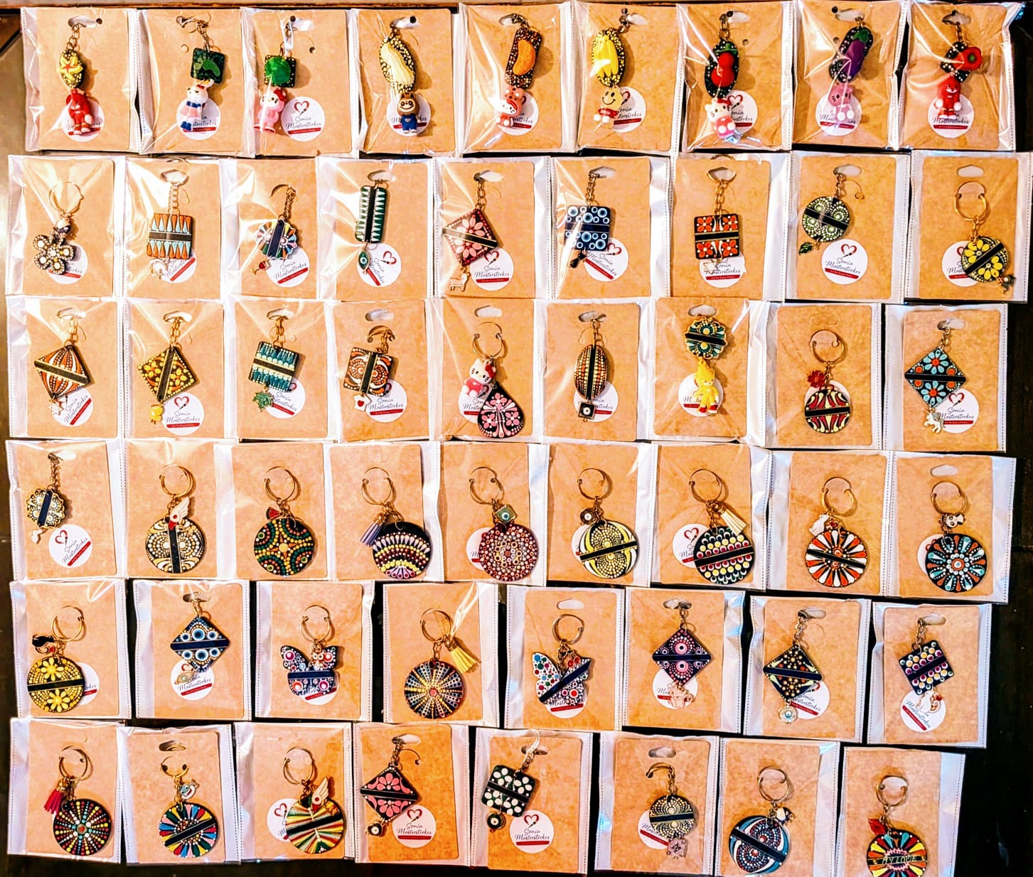 Handmade Customised Key Chain / Bag Charm – handmade accessory by Sonia Masterstrokes