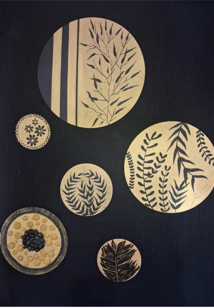 Whispers of Nature 01 – handmade painting by Sonia Masterstrokes
